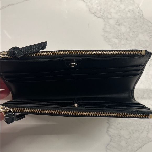 Kate Spade Black Pebbled Leather Wallet - Picture 7 of 7